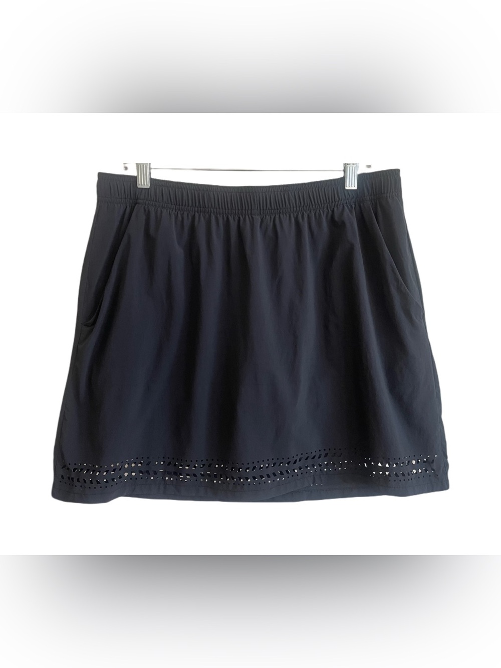 Toad & Co Black Elastic Waist Sport Skirt